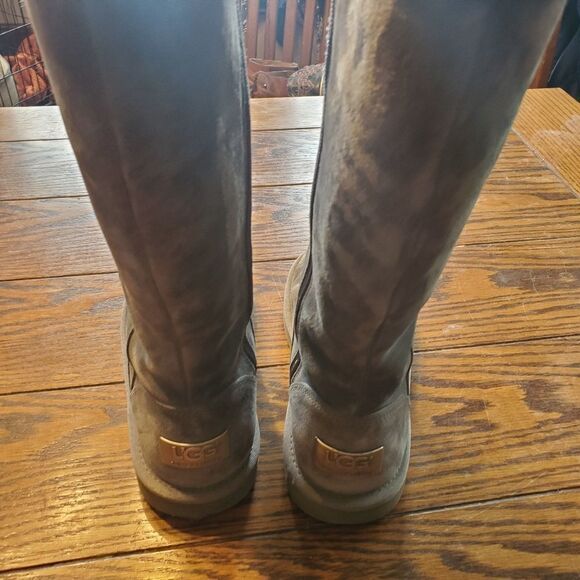 Ugg grey tall classic boots sz 6 - Picture 5 of 6